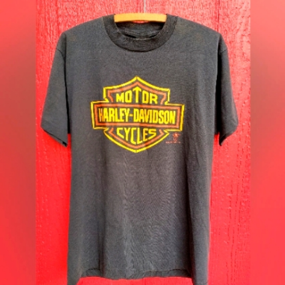 Harley T shirt vintage 1987